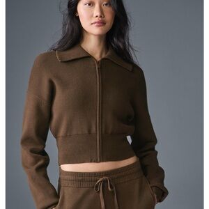 ALO Yoga Brown Bomber Jacket